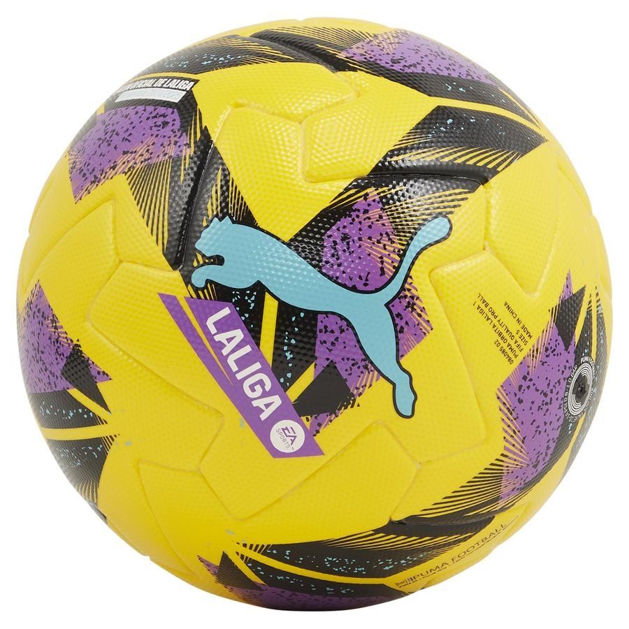 PUMA Ballon La Liga 1 Orbita FIFA Quality Pro Ballon de Match - Jaune Fluo/Multicolor