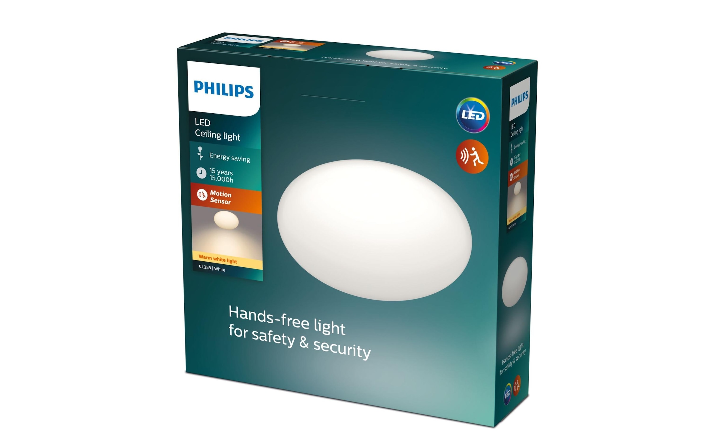 Philips Deckenleuchte »CL253 12 W, 2« Warmweiss