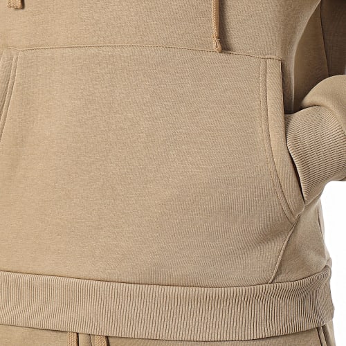 Ensemble Sweat Capuche Et Pantalon Jogging Camel
