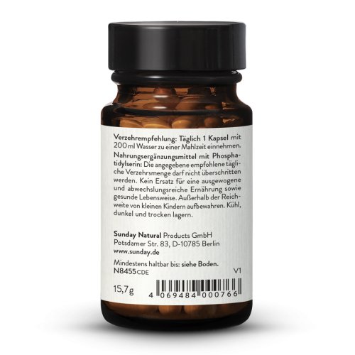 Sunday Natural Products  Phosphatidylserin Kapseln