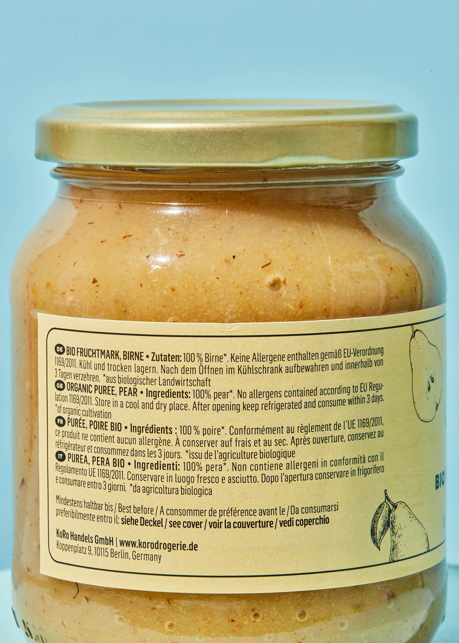 Bio Fruchtpüree Birne 350 g