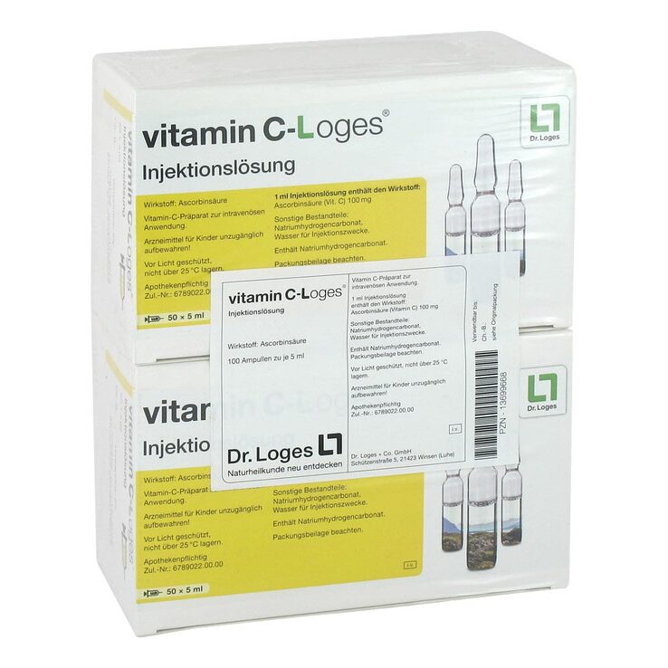 vitamin C-Loges® Injektionslösung, 100X5 ml