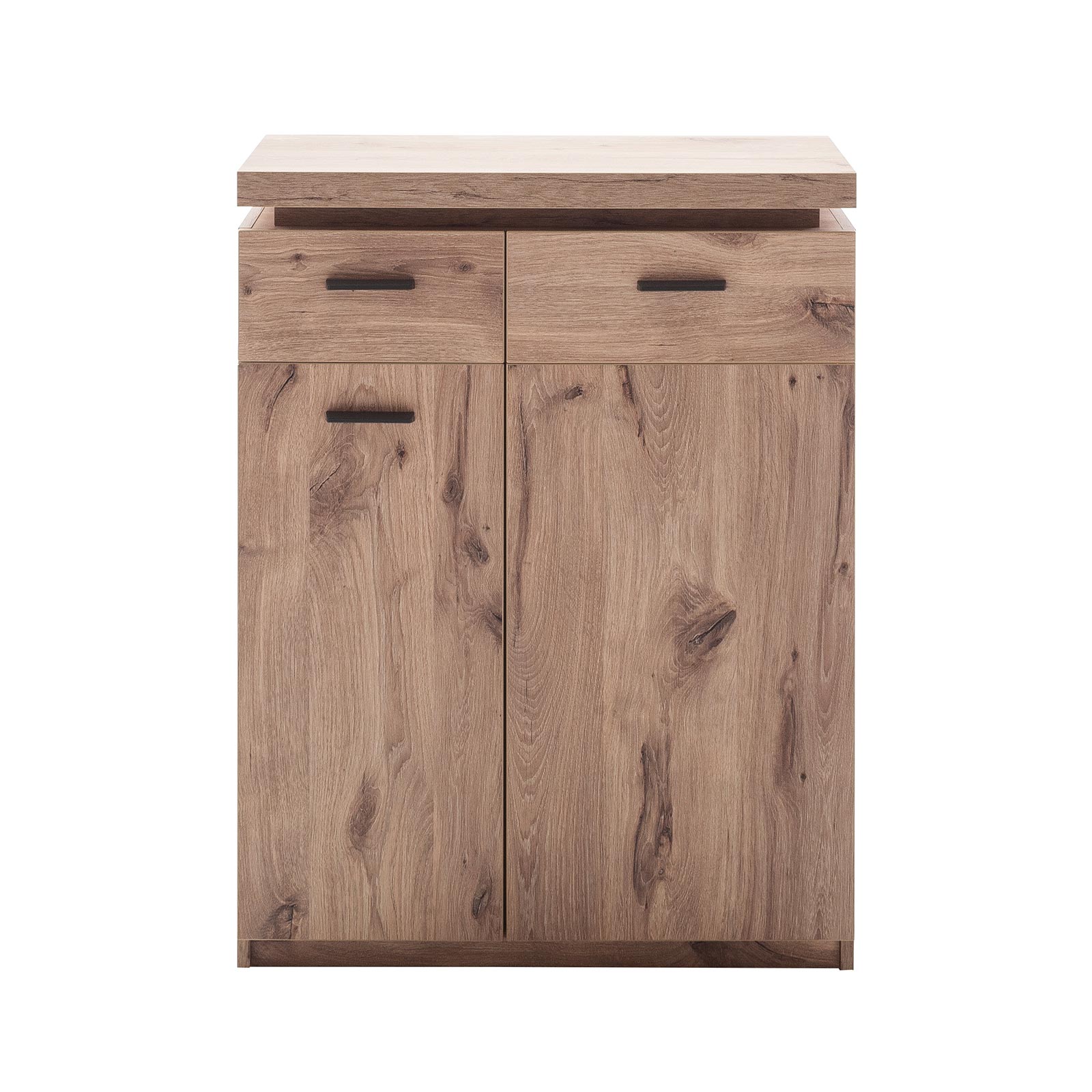 Kommode - Viking Oak - LED-Beleuchtung - 75 cm