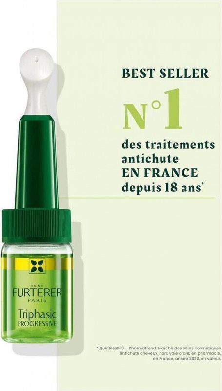 Rene Furterer Triphasic Progressive Ritual - Anti Caída - 8 X 5,5 Ml