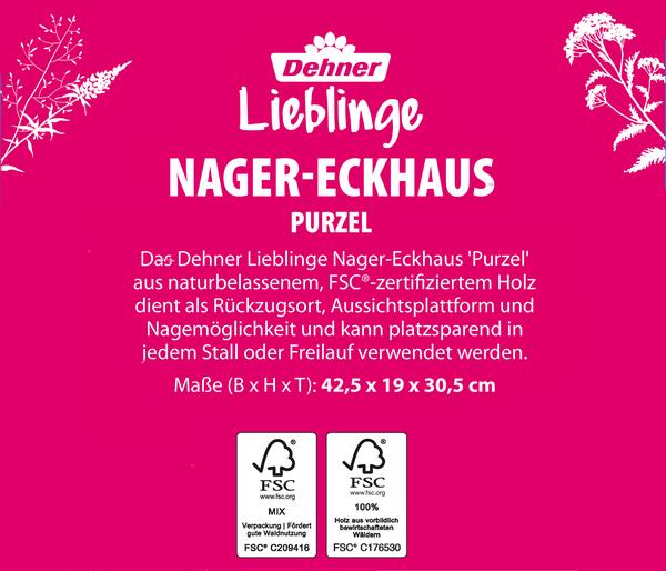 Dehner Lieblinge Nager-Eckhaus Purzel,