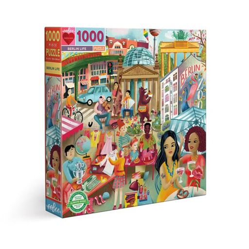 eeBoo Berlin Life Puslespil, 1000 Brikker