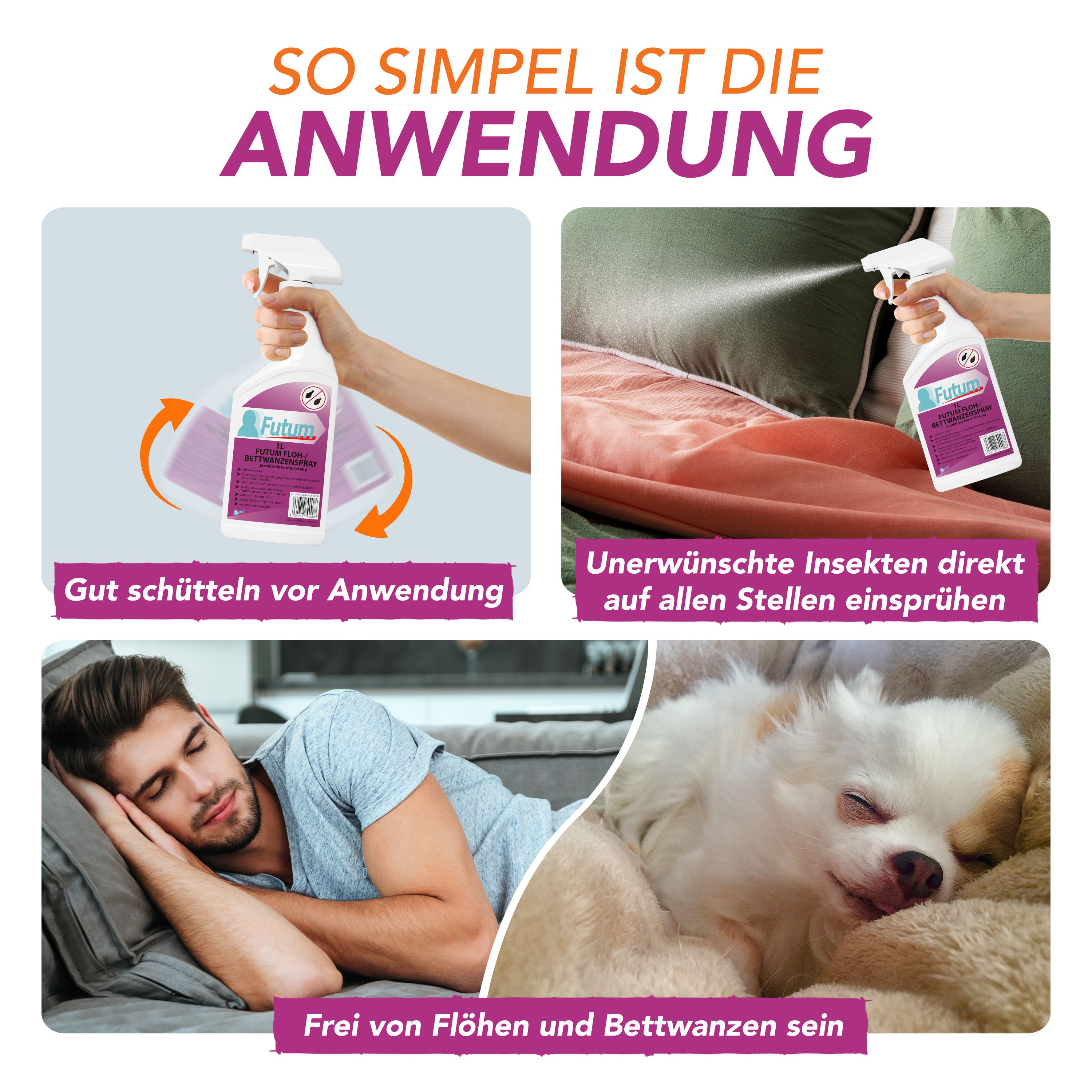FUTUM 5L Bettwanzen- / Flohspray