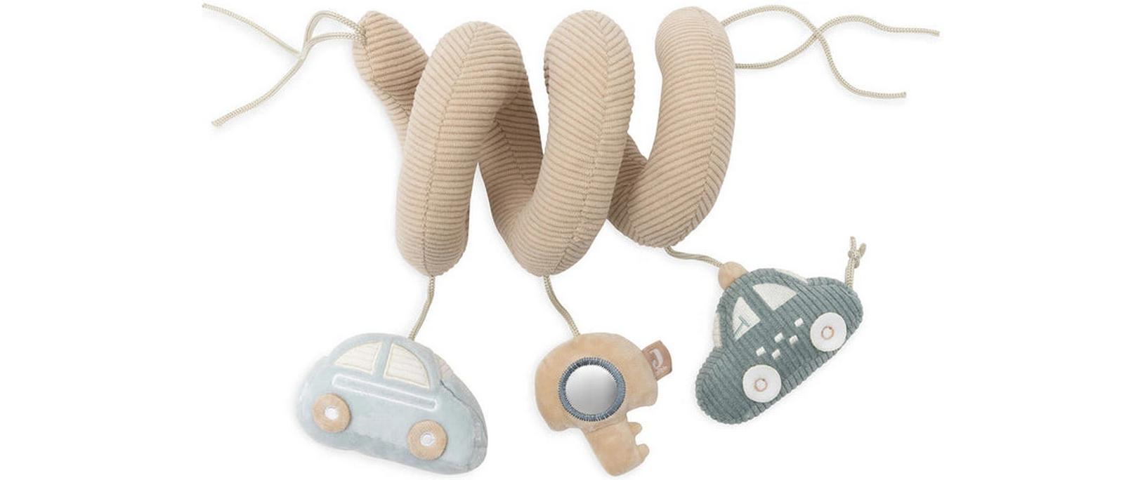 Kinderwagenspielzeug Aktivitäten-Spirale – On The GoSpielzeug für Babyschale, Kinderwagen oder Laufgitter