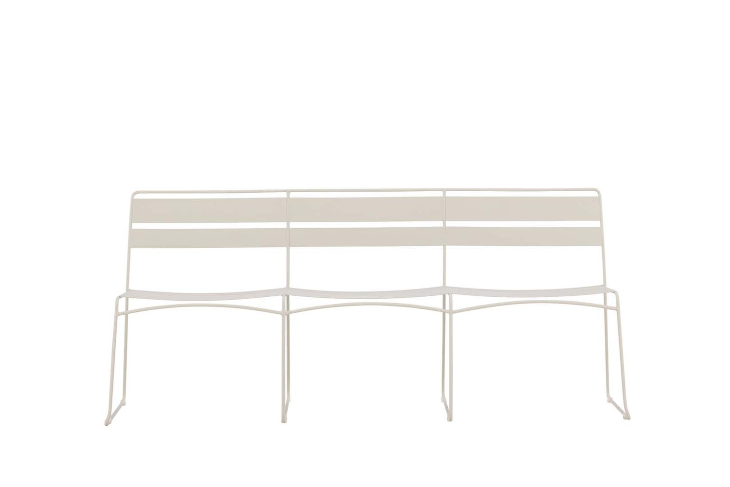 Lina tuinbank 2 pers. beige. 180X55X78cm
