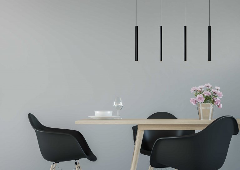 Lucide Lorenz 4 cluster hanglamp LED lineair zwart