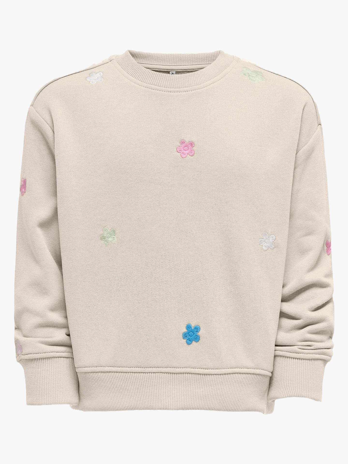 Lavina Life Long Sleeve Oneck Embroderie Pullover Sweat