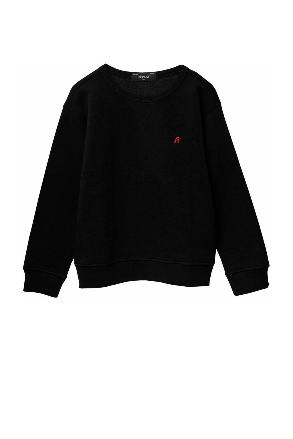 REPLAY sweater zwart