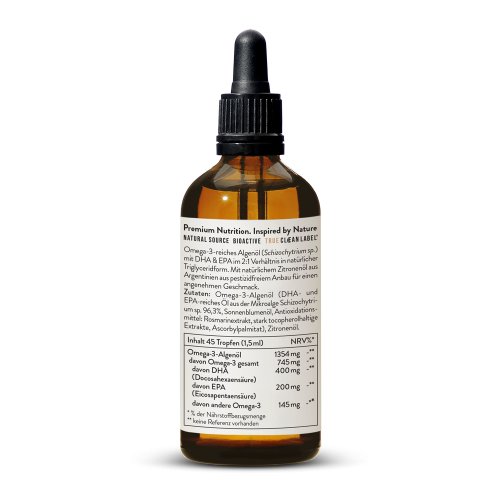 Sunday Natural Products  Omega 3 ÖlDHA 30% + EPA 15%vegan
