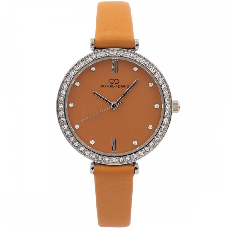 Votre Montre Femme Marron Orange GIORGIO