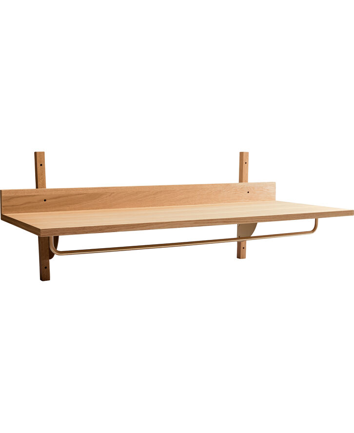 ferm LIVING Sector Rack Shelf Oak/brass