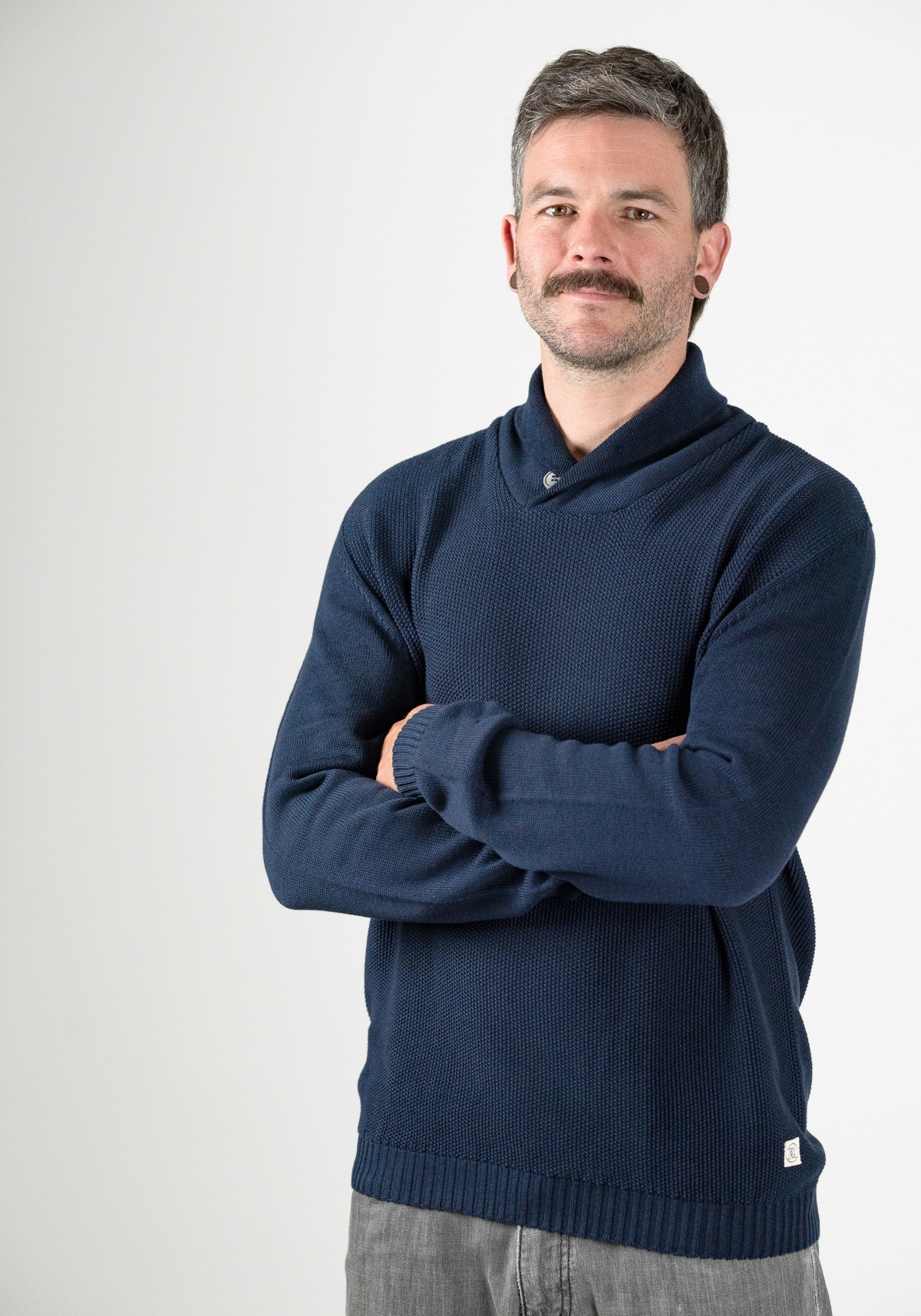 WE ARE ZRCL Seemanns-Pullover Paul Sailor Swiss Edition Blue