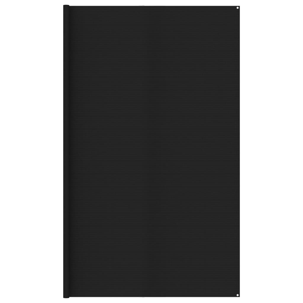 Tapete de campismo Vidaxl preto 400 x 600 cm