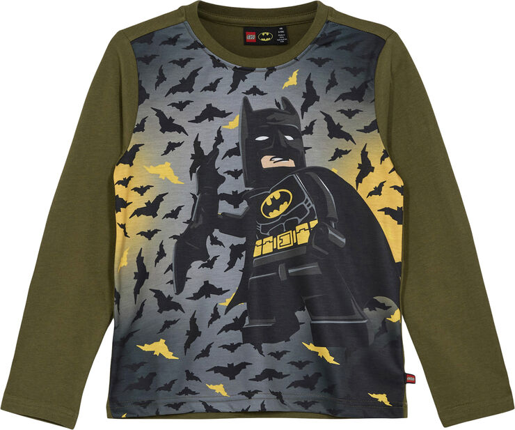 LEGO kidswear-LEGO børnetøj LWTANO 601 - T-SHIRT L/S Dark khaki