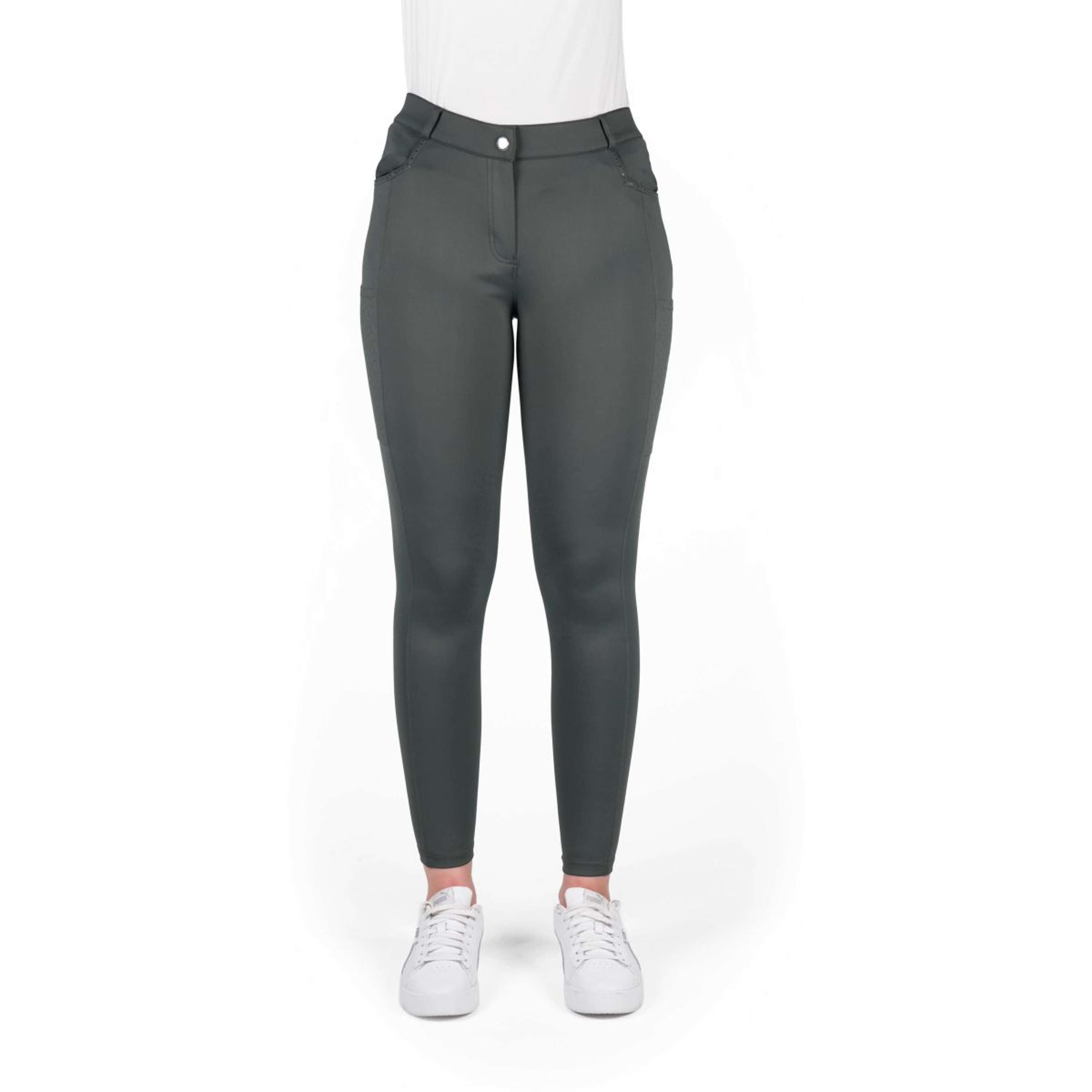 EQUITHÈME Rijbroek Capucine Full Grip Grijs
