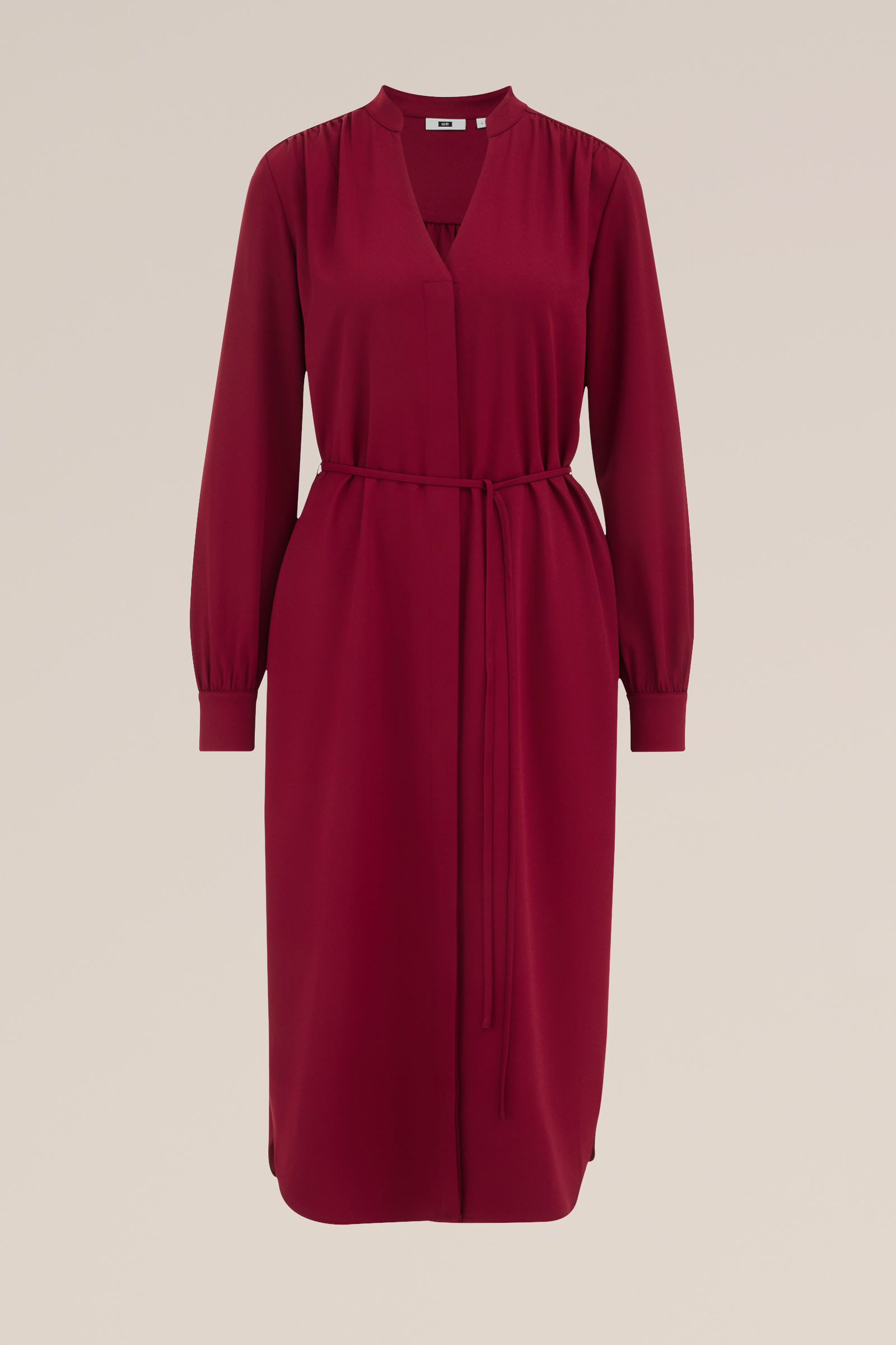 jurk WE Fashion Bordeauxrood