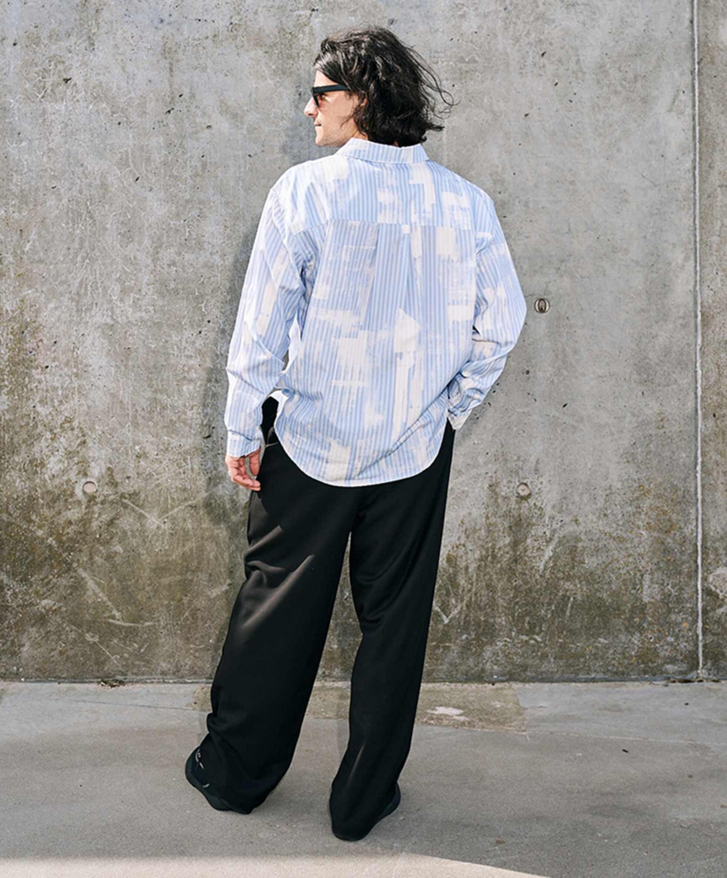 Libertine-Libertine Heren overhemd lange mouw blauw