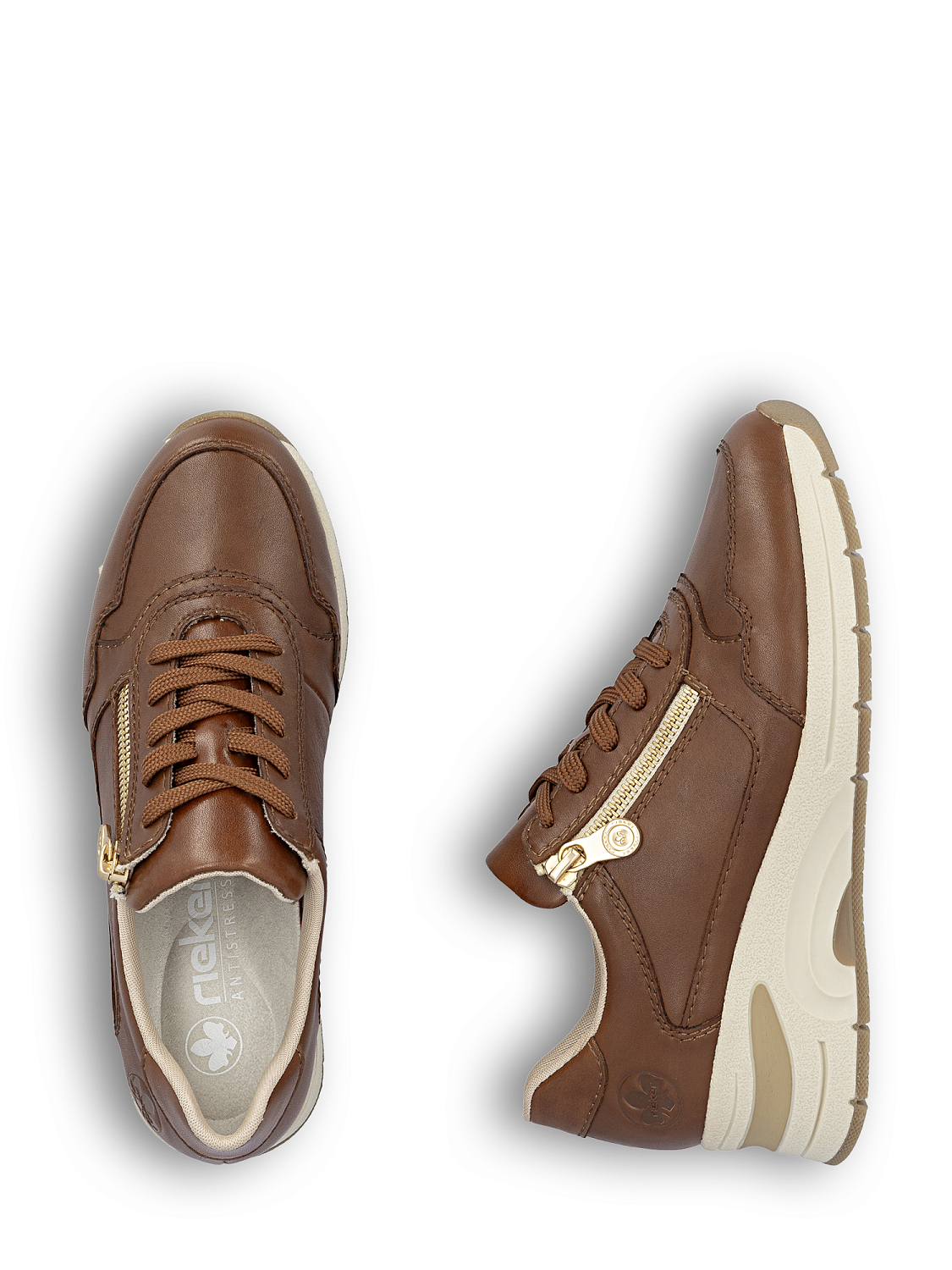 Rieker Firenze Sneaker Leather Brown