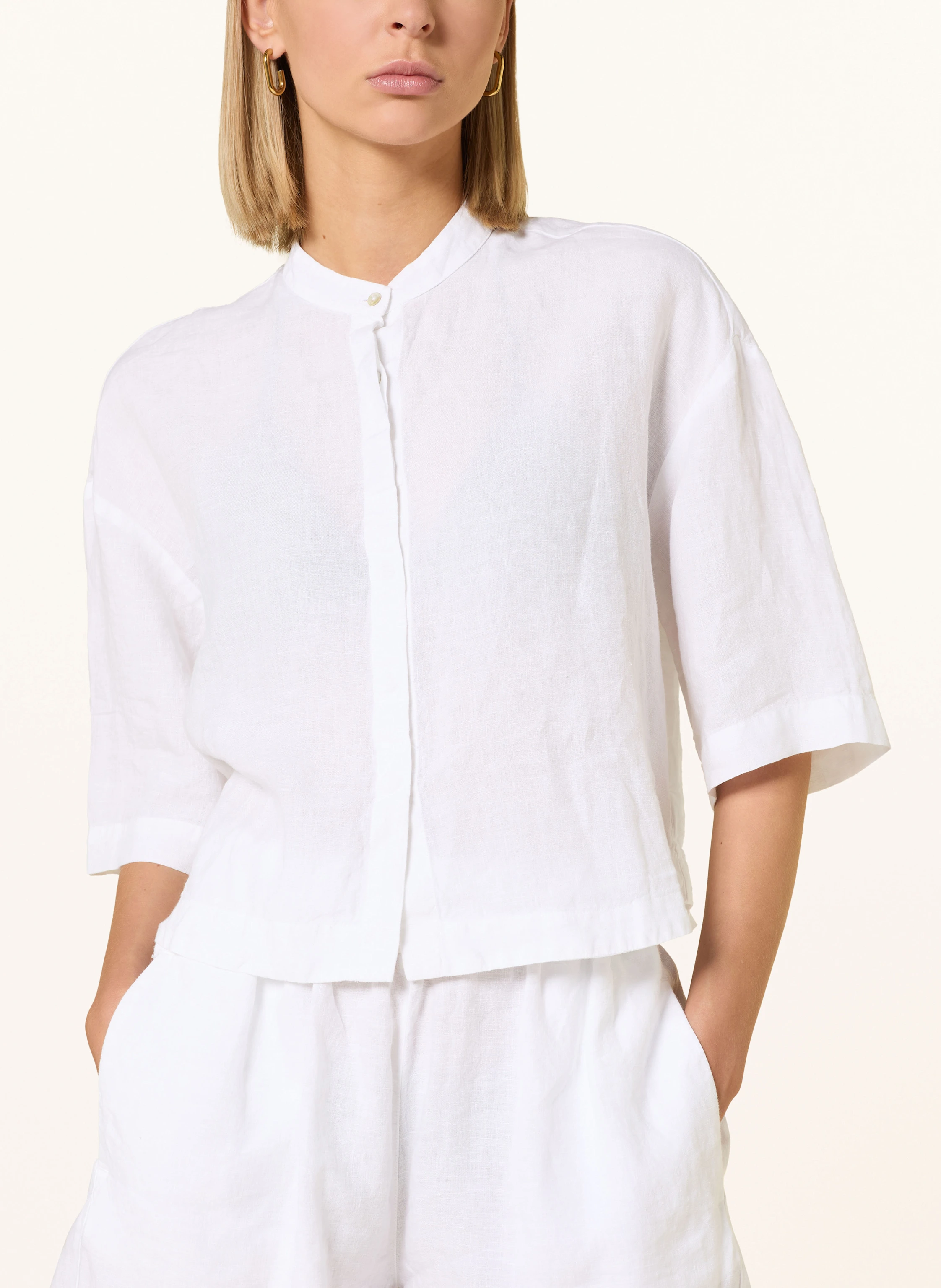 120%lino Leinenbluse mit 3/4-Arm