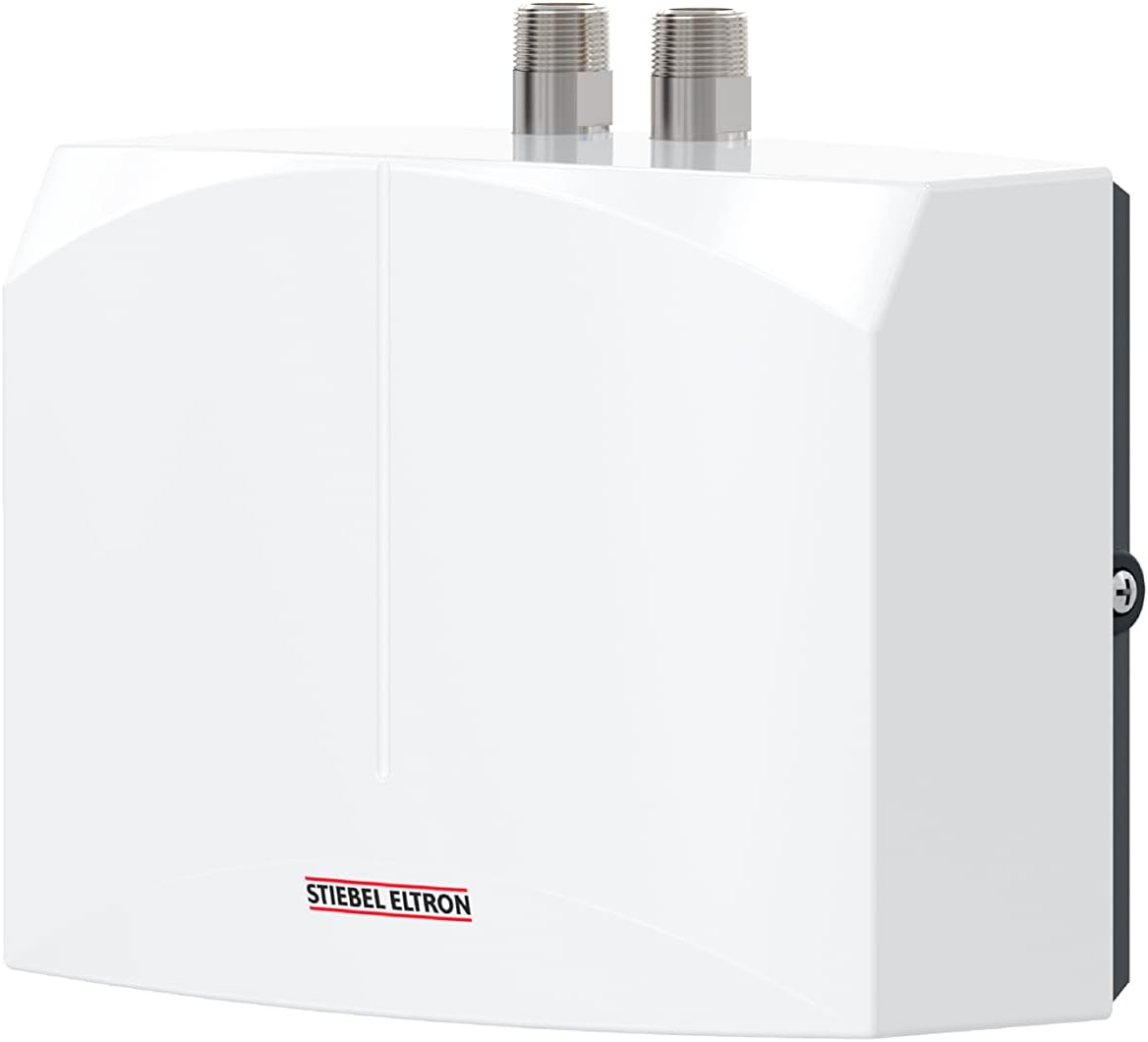 STIEBEL ELTRON hydraulischer Mini-Durchlauferhitzer DNM 4 fürs Handwaschbecken, 4,4 kW, ohne Stecker - Festanschluss 230V, drucklos, Made in Germany, 185415