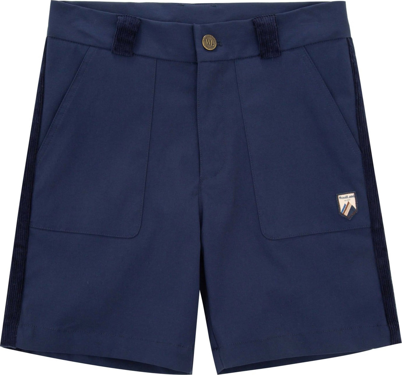 Romsdalseggen Kordfløyel Shorts Gutt Blue Ink