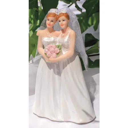Glorex Figur Hochzeitspaar Frauen, 11,5 cm