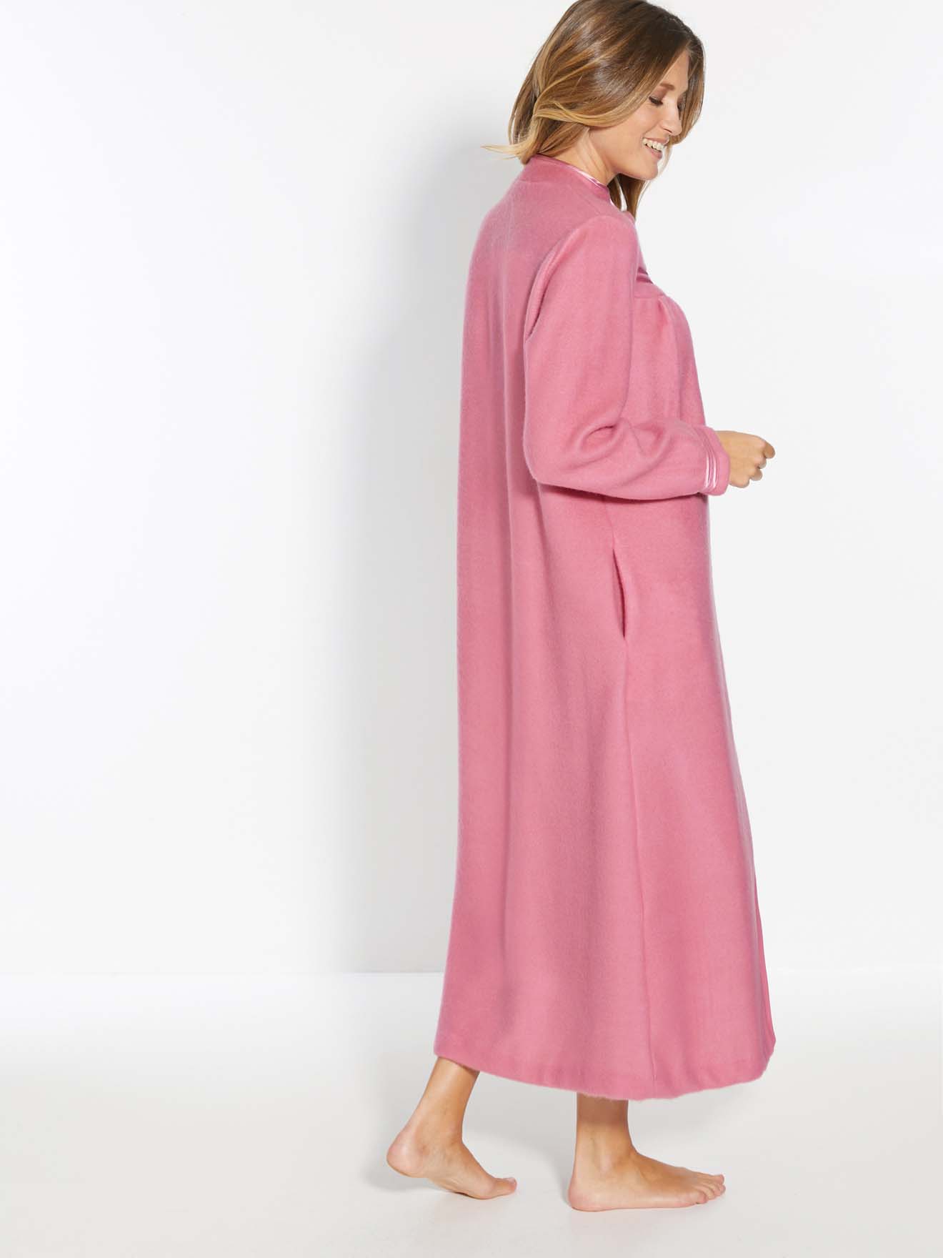 Robe de chambre molleton courtelle