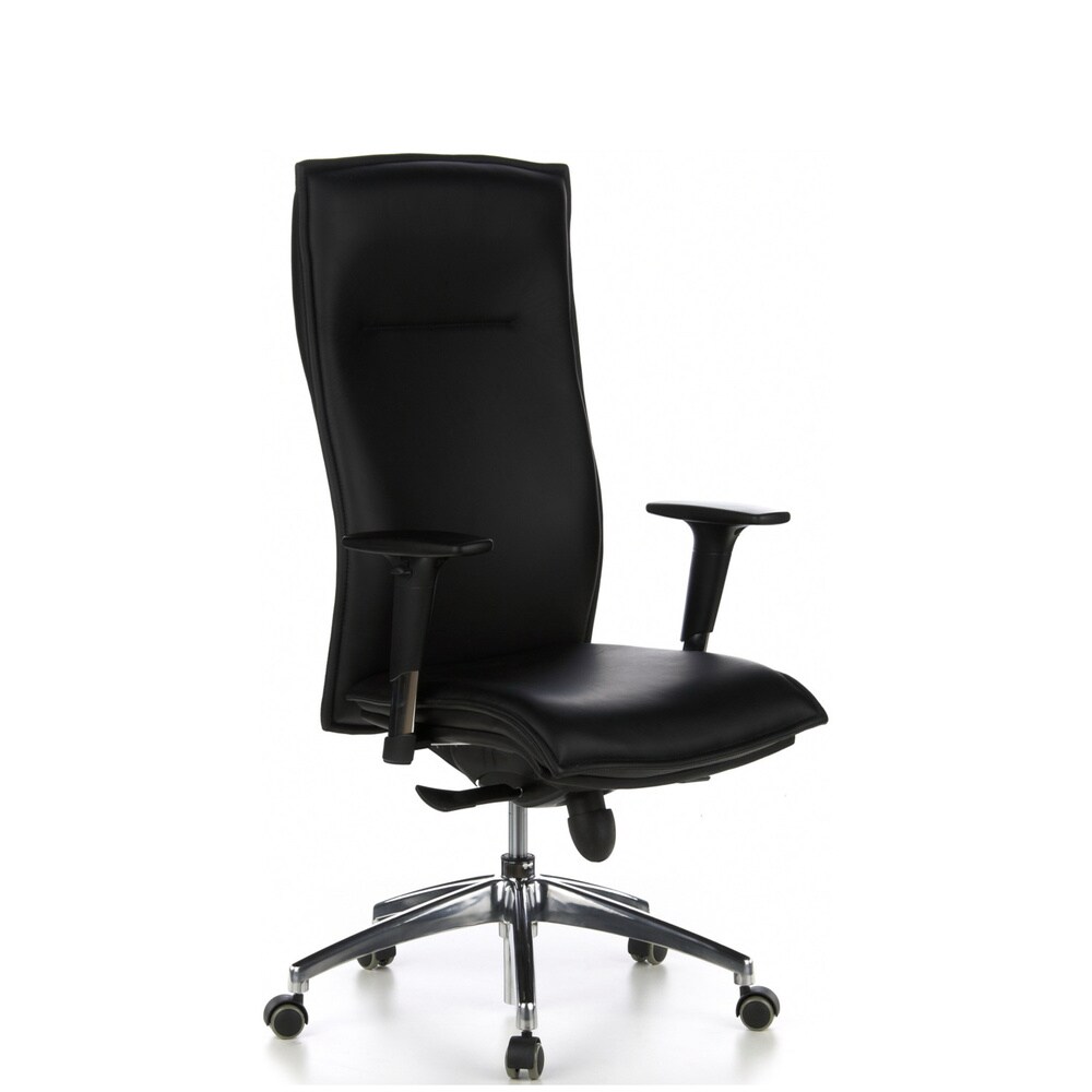 Luxus Chefsessel MURANO 20 Leder mit Armlehnen (höhenverstellbar) hjh OFFICE