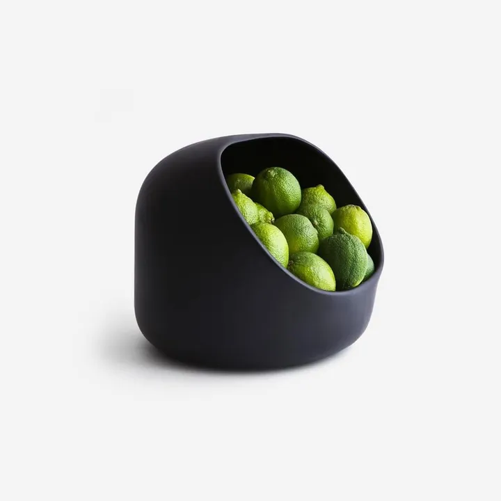 Moustache Corbeille à fruits en céramique Ô, Ionna Vautrin | Noir