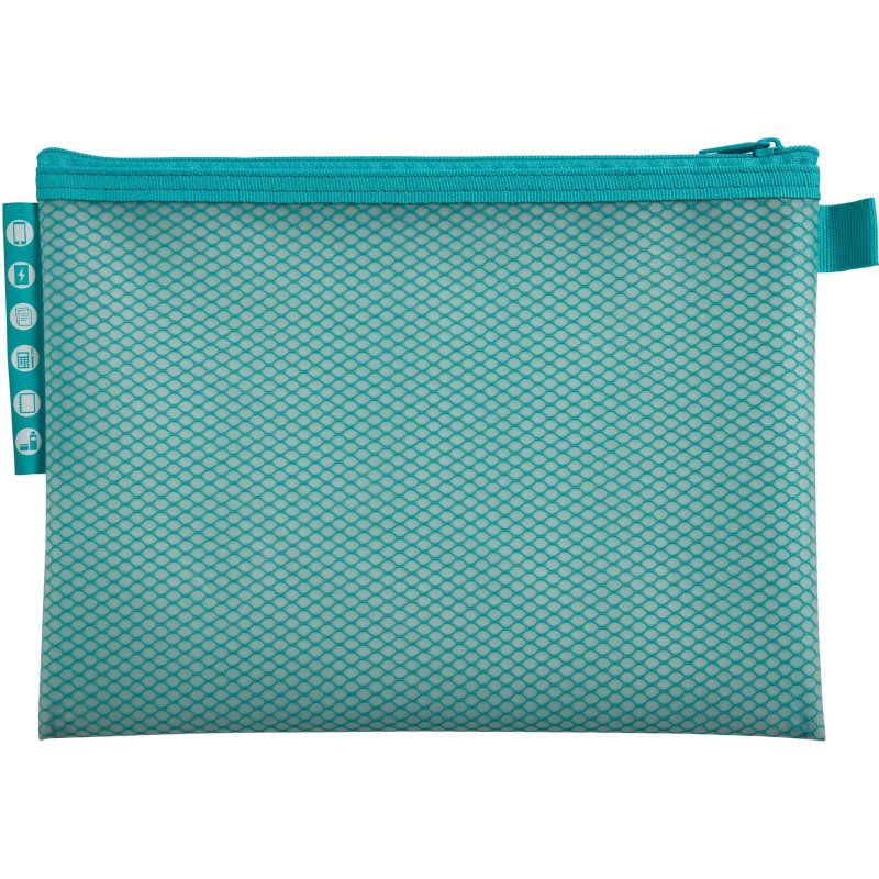 Pochettes de rangement à zip A5 Exacompta Chromaline couleurs assorties