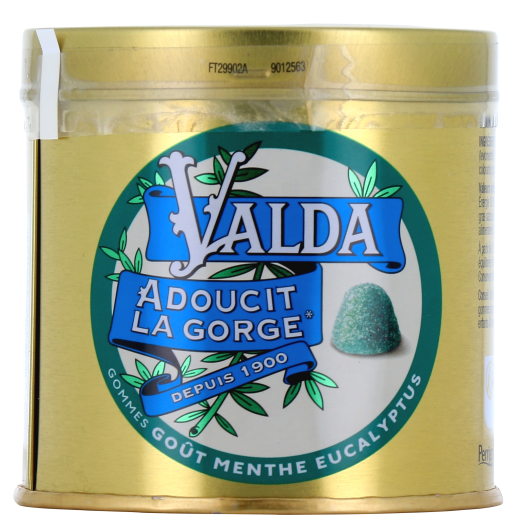 Gommes pour la gorge Valda