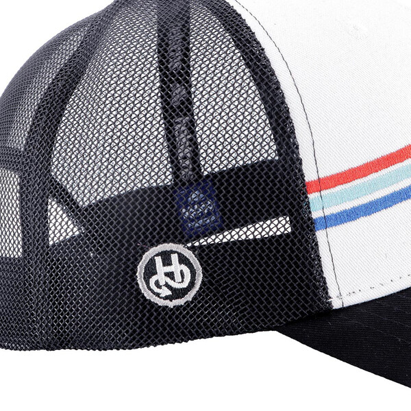 Helstons - Casquette Cars Noir / Blanc