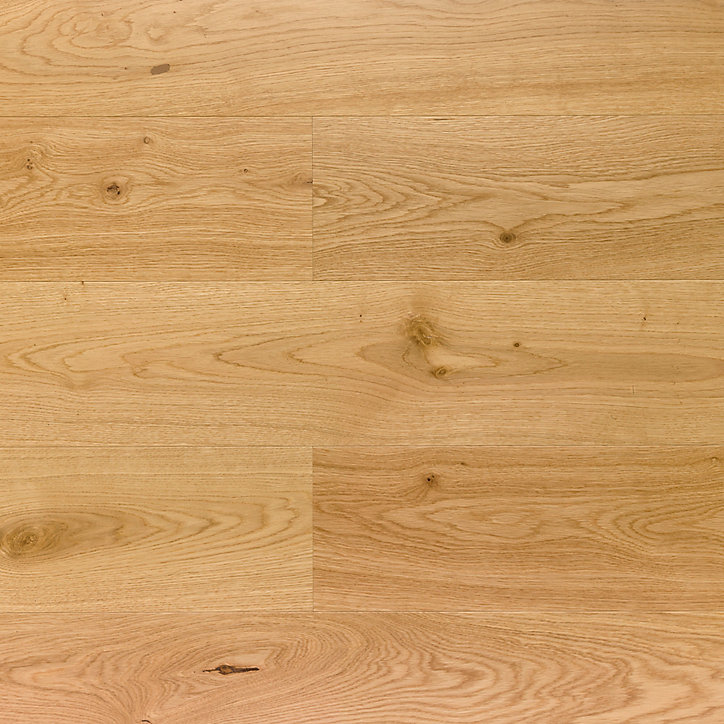 Parquet contrecollé clipsable Marigny XL 200 cm en chêne français verni blond