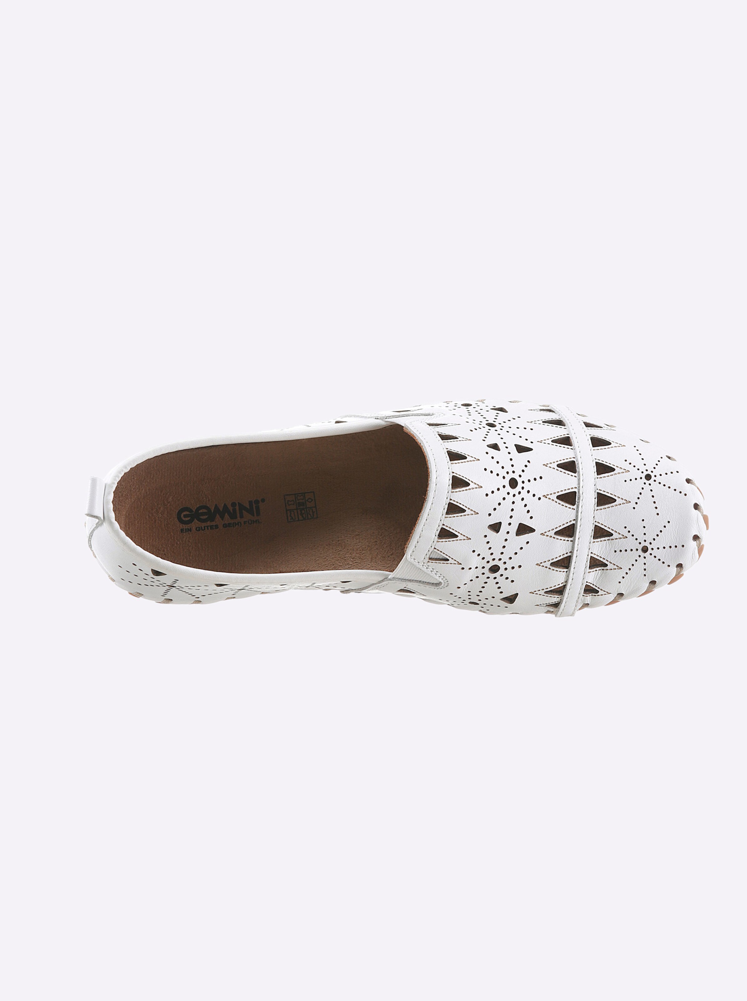 Gemini Slipper in weiß
