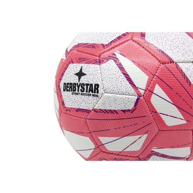Derbystar - Mini Fußball- Street Soccer - weiß/pink