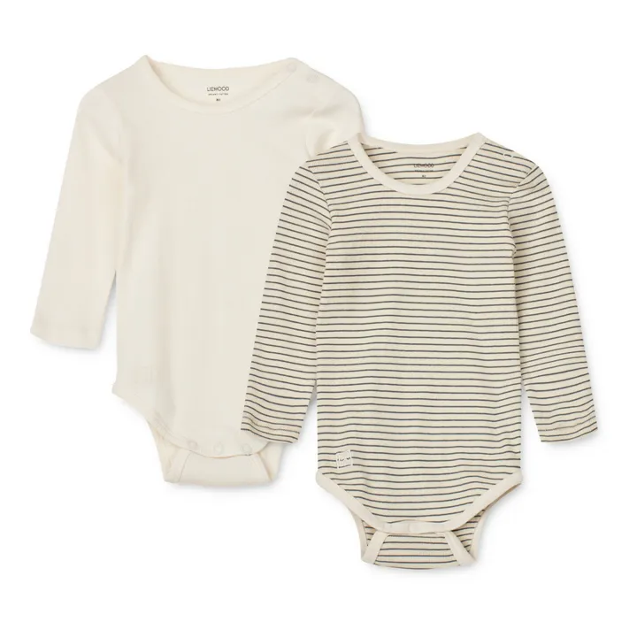 Liewood Lot 2 Bodies Coton Bio Yanni | Ecru