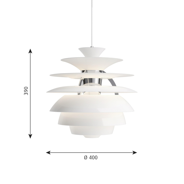 Louis Poulsen PH Snowball hanglamp Ø40