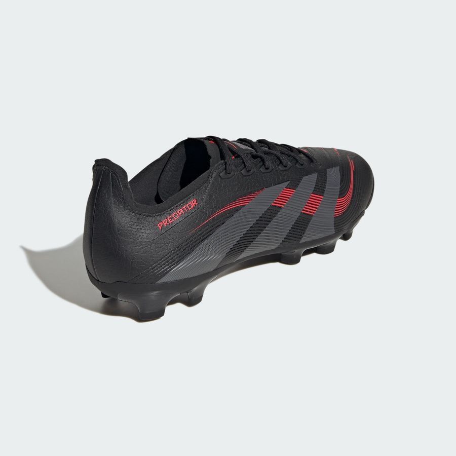 adidas Predator League MG Stealth Victory - Noir/Gris/Lucid Red