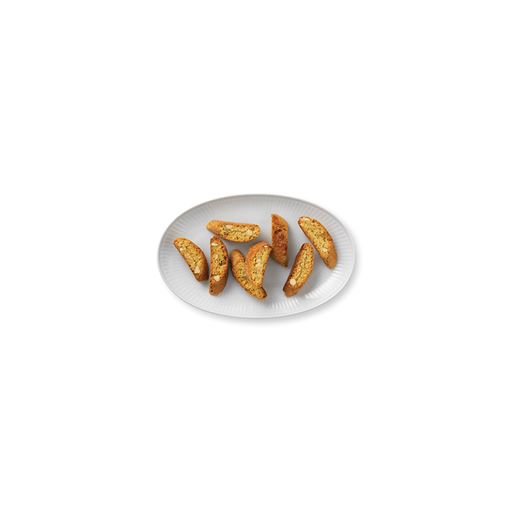 Royal Copenhagen Hvid Riflet Asiet, 15x23 cm