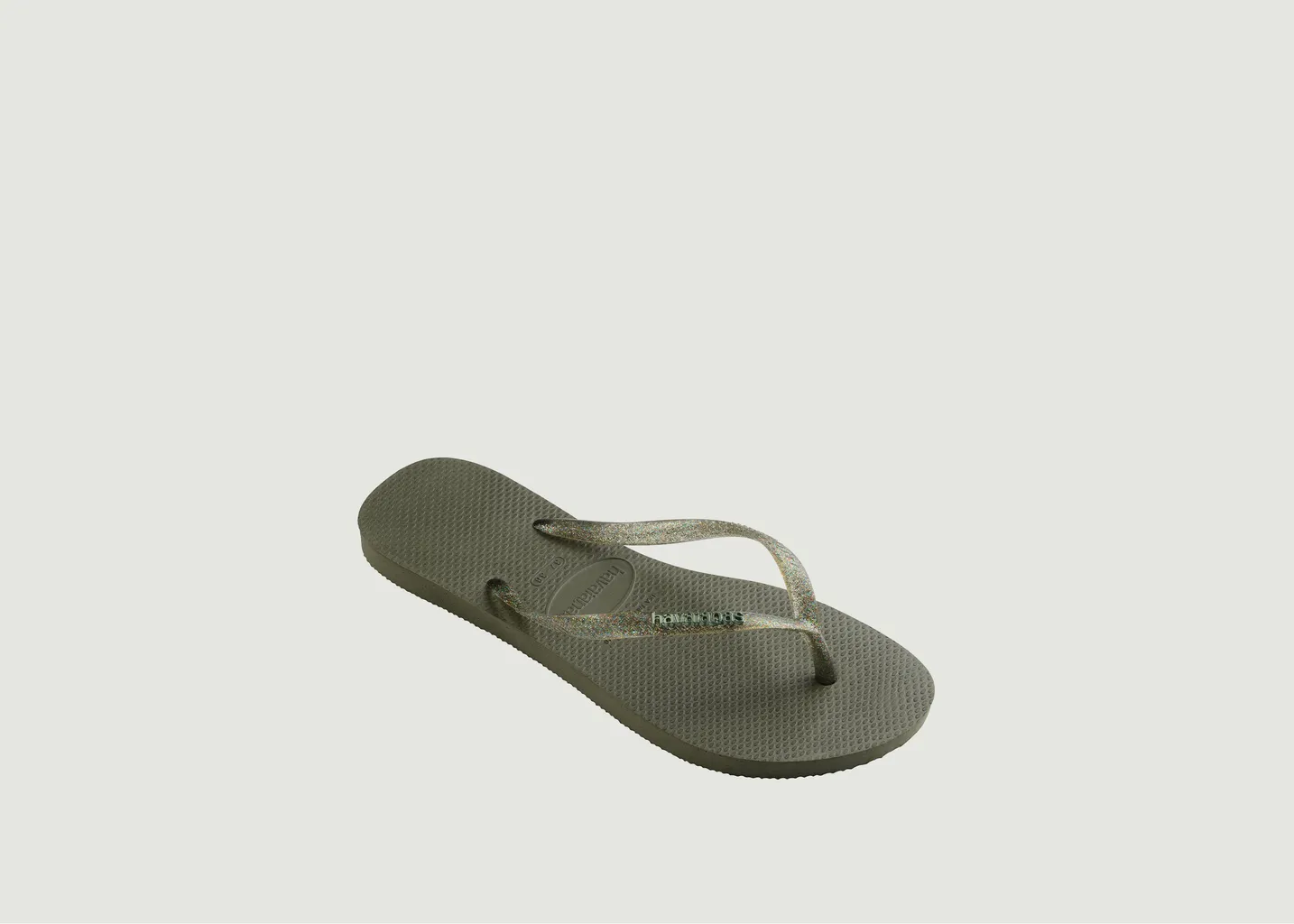 Tongs Slim Logo Metallic en PVC havaianas