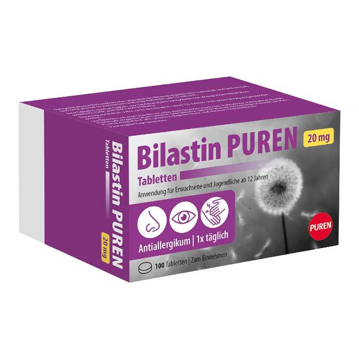 Bilastin Puren 20 mg Tabletten, 100 St