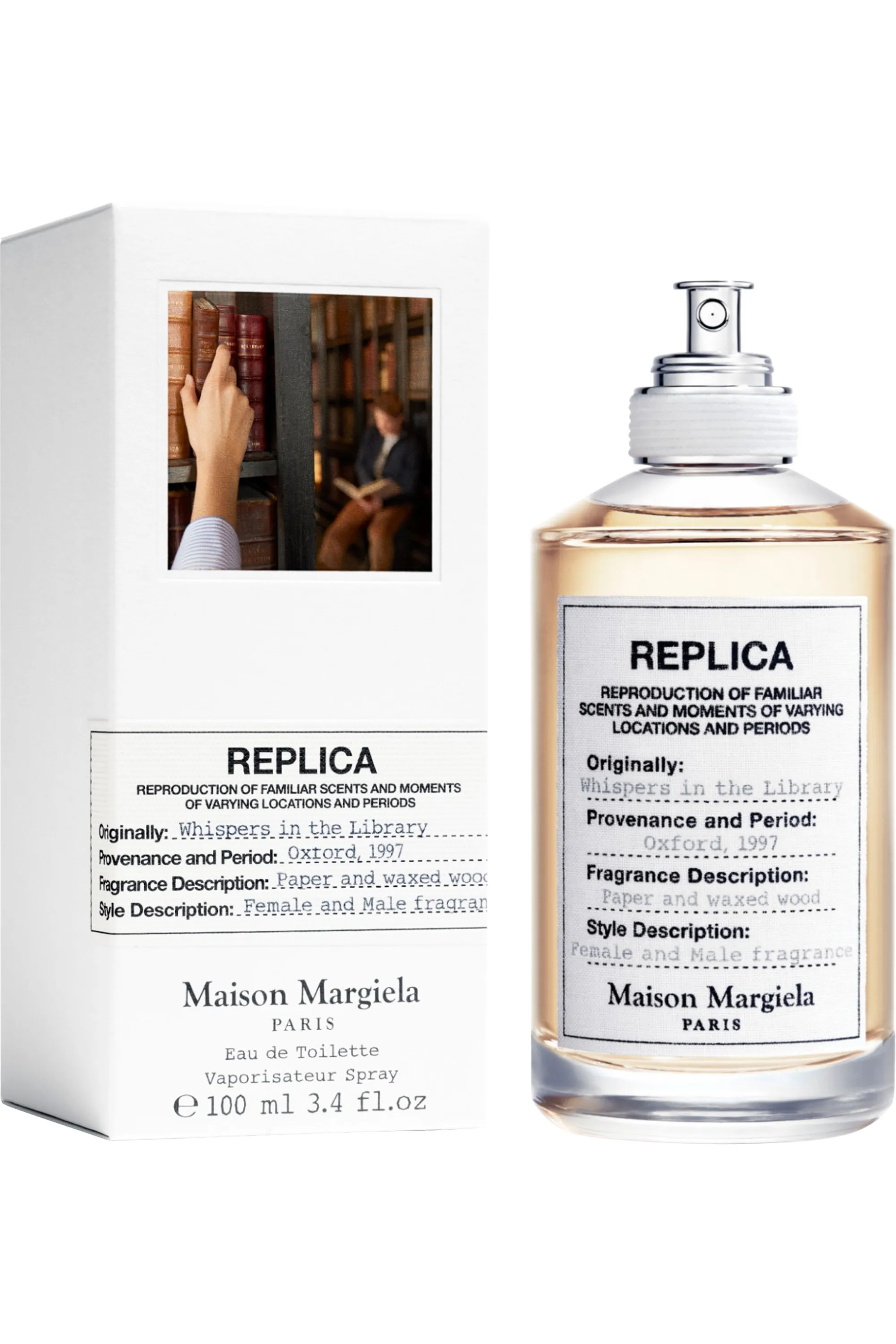Maison Margiela REPLICA Whispers in the Library Eau De Toilette Oriental boisé-100 ml