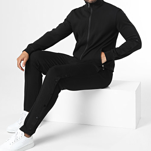 Ensemble Veste Zippée Et Pantalon Jogging Noir