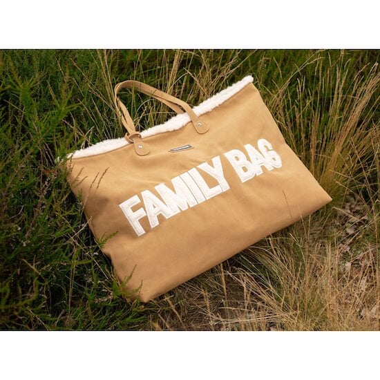 Sac à langer Family Bag   Daim        de               Childhome
