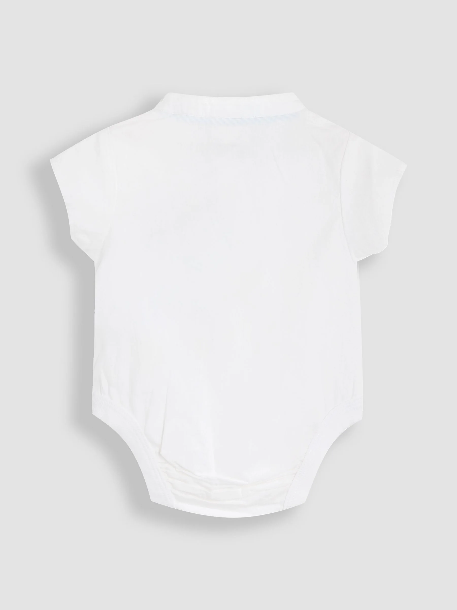 JoJo Maman Bébé 2 Piece Grandad Shirt & Shorts Set