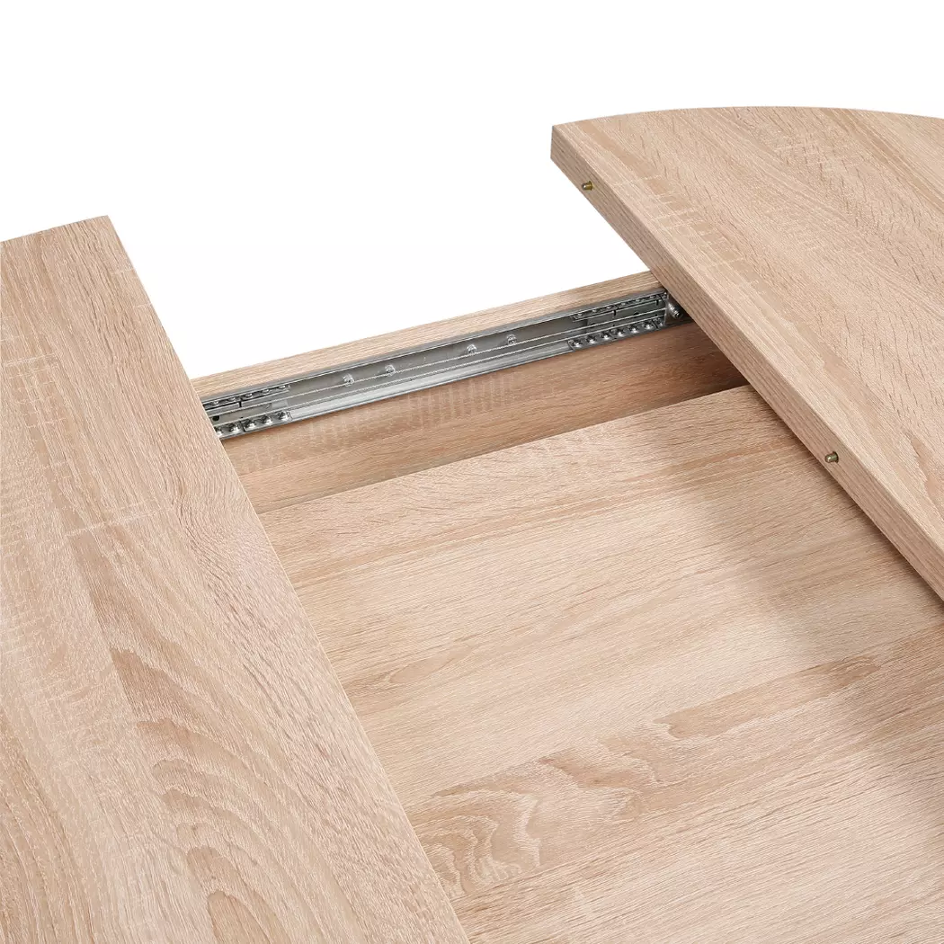 Esstisch mit Auszug Hugo Ø 104/144 cm
